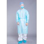 Non Woven Alcohol Resistant 18g PP Disposable Isolation Gown for sale