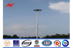 China 30m multisided hot dip galvanized high mast pole with lifting system supplier