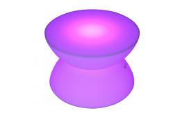 China Commercial Polyethylene Roto Molded Furniture LED Bar Tables And Chairs supplier