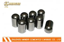 China Customized Flat Top Tungsten Carbide Buttons / Cemented Carbide Button supplier