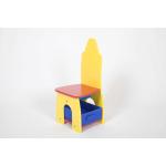 W60*D44.5*H47.5CM Children Wooden Desk With 2 Chairs