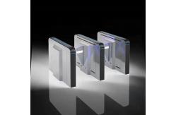 China RS485 TCP Flap Barrier Turnstile Pedestrian Speed Gates AC220V supplier