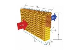 China 7090 L6000*H2000*T150 Automatic Poultry Cooling Pad supplier