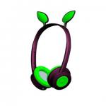 Led Cat Wireless Luminous Bluetooth Headphones For Kids Cartoon Design for sale