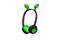 China Led Cat Wireless Luminous Bluetooth Headphones For Kids Cartoon Design supplier