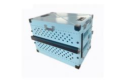 China Custom Medium Aluminum Folding Dog Kennel Box Collpasible 30 Inch supplier