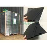 Solid Black 65 x 100cm 1mm 2.0mm 3.0mm Sheet Black Cardboard For Mounted Used for sale