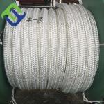 64mm White Nylon Rope Double Braided Marine Rope For Mooring Boats for sale