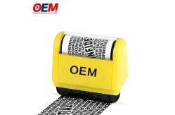 China Custom Factory Make Ink Stampers Self Ink Roller Inking Stamper supplier