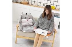China Smooth Feeling One Piece Seat Cushion Cartoon Style Easy Carrying 75 * 60CM supplier
