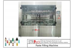 China Piston Servo Filling Machine / Fully Automatic Linear Filling Machine With Drop Down System supplier