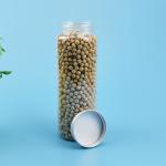 PET Transparent Disposable Beverage Jar With Aluminum Cover