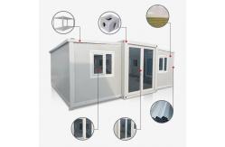 China Expandable Container House with Steel Frame and Weather-resistant Sandwich Panel supplier