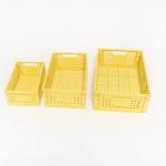 Multiscene OEM Foldable Plastic Basket , Leakproof Collapsible Plastic Storage Bins