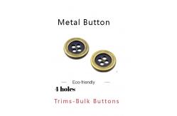China Mini Silver Brass Gun Metal Buttons For Jackets With Zinc Alloy Plated supplier