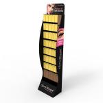 PVC Cosmetic Eyeshadow Display Stand Pegboard Vendor Display for sale