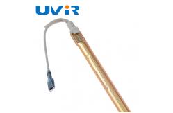 China Gold-coating Helen lamp Quartz tube infrared emitters sauna heating with RS base supplier