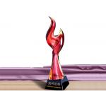 35cm Height Colored Glaze Award Cups Trophies Custom Logo Service Accepted for sale