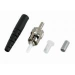 Plastic ST Simplex Multimode Fiber Optic Connector with 3.0mm Boot for sale