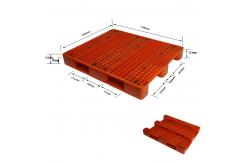 China 1000*1200mm Red Plastic Pallets Nestable Plastic Floor Pallet supplier