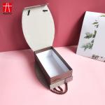 Custom Logo Printed Rigid Gift Box Packaging Cardboard Boxes With Handle
