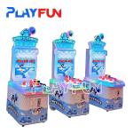 Playfun kids lottery game machine knock knock hit hammer arcade skill game machine for sale