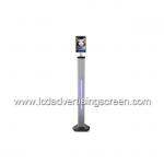 8 Inch Face Recognition human body Temperature Measurement Detector With Floor Stand Base with door access system for sale