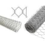 1.5 inch Hexagonal Wire Mesh 3 ft X 50 ft Galvanized Poultry Netting Fence 19 Gauge for sale