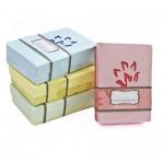 Atrractive Gift Box Packaging Recycle Pink Art Paper For Regular Soap for sale