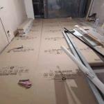 Width 965mm Reinforced Temporary Floor Protection Roll FSC Certified for sale