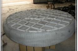 China Height 350mm Round Demister Pad In Vessel Knitted Wire Mesh supplier