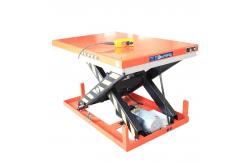 China 1000 - 4000kg Hydraulic Lifting Platform Electric Scissor Lift Tables supplier