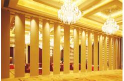 China Wooden Surface Folding and Movable Partition Walls For Banquet Hall supplier