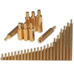 Vermiculite Copper Column Screw Single-headed Hexagonal Brass Nut Single-pass Standoff Isolated Standoffs for sale