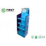Glossy Surface Floor Standing Displays Customized POP Promotion Carton Paper Cardboard Display