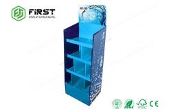 China Glossy Surface Floor Standing Displays Customized POP Promotion Carton Paper Cardboard Display supplier