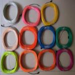 flexible colorful el wire, el cable for sale