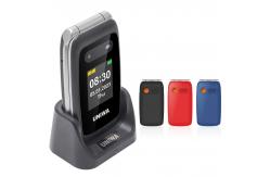 China Speed Dial Flip Elderly Mobile Phones 1450mAh UNIWA V202T Blue Lightweight supplier
