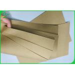 FDA Approved 350 Gram Pure Kraft Craft Board Disposable Meal Box Material for sale