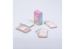 China Matte PVC Plastic Learning Game Cards 300g White Cards supplier