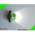Wireless Coal Miners Headlamp , Mining Hard Hat Lights With 15 Hours Lighting Time