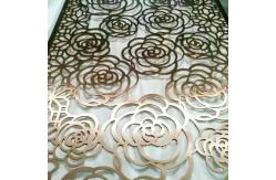 China Customized Pattern Laser Cut Panel Metal PVDF Perforated Laser Wall Panel supplier