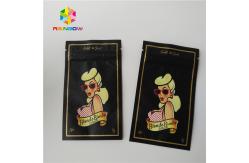 China Resealable Custom k Bags 1G Mylar Pouch Smell Proof CBD Hemp Weed Packaging supplier