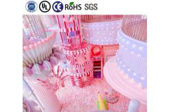 China Customizable Kids Soft Play Indoor Playground Equipment Macaron Style Pink Themed supplier