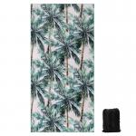 Private Label Custom Print Lightweight Sand Proof Microfiber Waffle Beach Towel for sale
