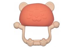 China MHC soft silicone teether Rattles Cat BPA Free Silicone Baby Teether supplier