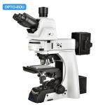OPTO-EDU A13.1093-R Trinocular Metallurgical Microscope Semi Auto Reflect BF / DF DIC Polarizing for sale