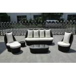 Waterproof Hotel Outdoor Rattan Sofa Set With Four Seat Couch for sale