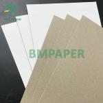 Recycled Pulp 1mm 1.2mm 1.5mm 2mm Gray Face White Face Rigid Cardboard for sale