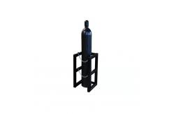 China Fabrication Single Gas Cylinder Rack Oxygen And Acetylene Storage Racks supplier